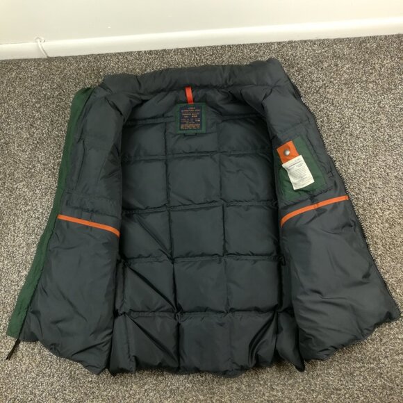 J. Crew Puffer Vest Mens Large Green Expedition Down Jacket Water Repellent - Picture 4 of 15